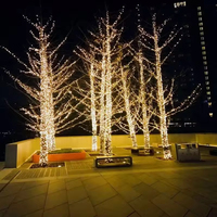 Lumières de Noël Guirlande LED Rideau Glaçon Chaîne Fée Lumière 96 Leds Drop Party Garden Stage Décoration Extérieure