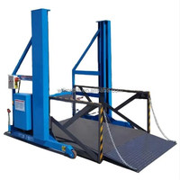 Plateforme de chargement et de déchargement mobile portable, plateforme de levage hydraulique pour camionnette, plateforme de levage de quai pratique et portable