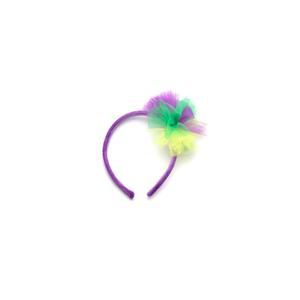 Karneval Gold Grün & Lila Halloween Mardi Gras Kinder Kostüm Rock & Stirnband Set Tutu für Mädchen - Product Image 4
