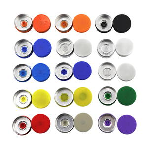 Tapas de Aluminio con Cierre Hermético para Frascos de Penicilina de Vidrio, Resistentes, para Uso Médico y Farmacéutico, para Niños - Product Image 1