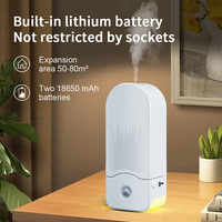 Diffuseur d'aromathérapie sans eau alimenté par USB Diffuseur d'huiles essentielles rechargeable de 50ml pour la maison, la voiture et l'hôtel