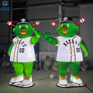 SGFL177 fábrica personalizada muñeca de dibujos animados linterna decoración de Navidad tema mascota figura Festival linterna - Product Image 5