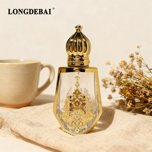 Botellas de Perfume de Lujo con Recubrimiento UV, Botellas de Aceite Esencial de 12 ml, Frascos Vacíos Recargables de Perfume Árabe de Dubái - Product Image 6