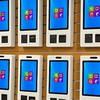Kiosque de paiement libre-service sur pied LIVERDOL, plusieurs tailles, vente en gros usine, avec SDK, TPV, NFC, boîtier métallique et écran LED