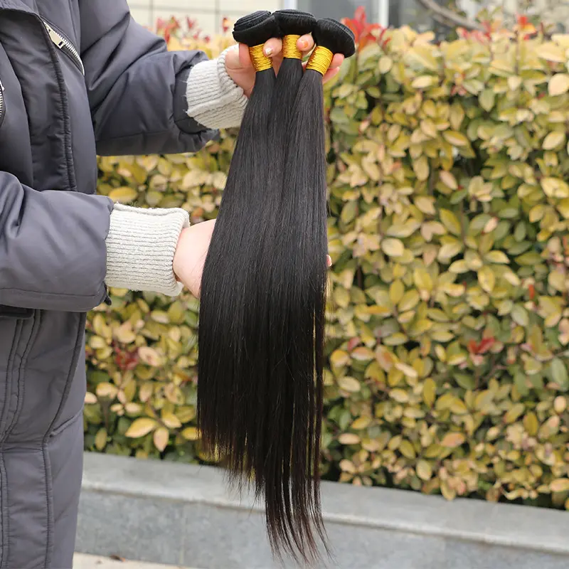 Ucuz perulu takma saç 12a sınıf işlenmemiş insan saçı kapatma ile kapatma, insan brezilyalı saç siyah kadınlar için örgüleri