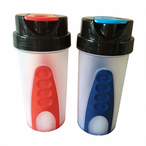 שייקר חלבון ספורטיבי מפלסטיק בעיצוב ארגונומי חדשני בהתאמה אישית, 500 מ\\\"ל, בקבוק ערבוב מהיר לאימוני כושר ומתנות לעובדים - Product Image 3