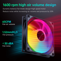 SNOWMAN MT880-ARGB-BK CPU Radiator ARGB PWM Fan 8 Copper Heatpipes High Performance Gaming PC CPU Cooler