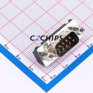 L777TSEH09POL2RM8 D-Sub/VGA Connector Through hole Component (THT) Connector Male 9P Through Hole 2 - Product Image 1