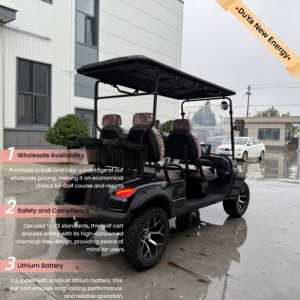 नई हाई स्पीड 72 वी लिथियम बैटरी दर्शनीय बस इलेक्ट्रिक 4-सीटर उठा लिया बुगी गोल्फ कार्ट उपयोगिता डीलक्स क्लब गोल्फ कार्ट उपयोगिता डीलक्स क्लब गोल्फ कार्ट - Product Image 1