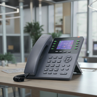 Téléphone IP SIP à écran couleur de 2.8 pouces avec 8 comptes SIP Produits VoIP réseau WiFi POE