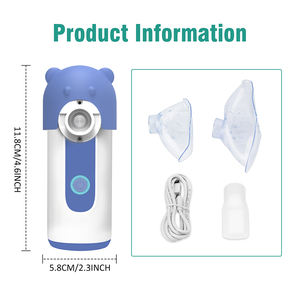 Inhalador recargable SFDA, Nebulizadores médicos, personaje Animal, Mini nebulizador de malla portátil para niños - Product Image 2