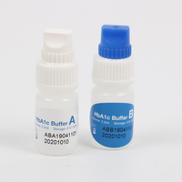 Kit de test HbA1c pour lecteur d'hémoglobine A1c, analyseur d'hémoglobine A1c, analyseur de sang HbA1c, kits de test A1c à domicile, uniquement les tests, pas de machine