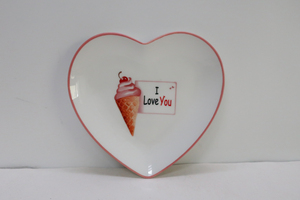 Thâm quyến <span class=keywords><strong>ehome</strong></span> 2025 mới nhất Valentine thiết kế ngon màu hồng mới xương Trung Quốc tấm bộ bữa ăn tối nóng nhất bán tấm - Product Image 4