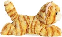 Peluche chat réaliste personnalisée OEM, conception sur mesure, chaton tigré orange, support fabricant, échantillonnage rapide