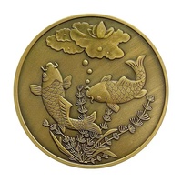 Médaille de défi en métal doré, bronze, fer, émail souple, sculpture, sport, anime, animal, souvenir, logo croix, cadeau