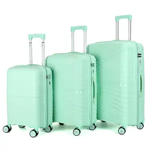 Marksman PP valigie leggere per bagagli set serratura a combinazione 360 gradi doppie ruote borse da viaggio Trolley bagagli