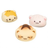 Offre Spéciale Jouet Squishy en PU Simulation Pâtisserie Chinoise, à Rebond Lent, Texture Douce et Collante, Anti-Stress et Fidget