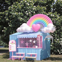 Boutique mobile en conteneur épaissi pour marché de nuit commercial, stand de vente extérieur pour hôtel, style moderne SY 1