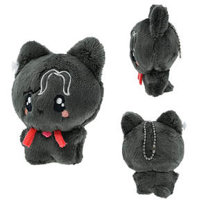 Petits jouets en peluche doux, accessoires de sac à dos, breloques de sac, cadeaux chat noir anime, porte-clés en peluche mignons, peluches personnalisées - Product Image 3