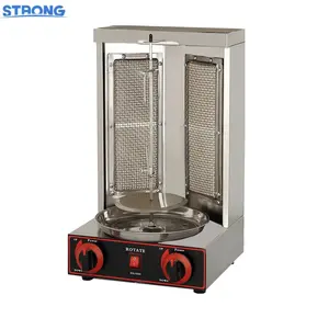 JG019 ticari tavuk makinesi elektrikli Shawarma makinesi döner kebap ızgara ekipmanları paslanmaz çelik Shawarma makinesi