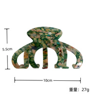 Pinces à cheveux en acétate Liwu personnalisées, grande taille 10 cm, antidérapantes, mignonnes, à mâchoire creuse, pour femmes et filles, bijoux de cheveux quotidiens