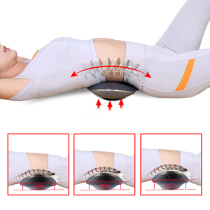 Physical Therapy Lumbar Traction Lumbar Lift <strong>Back</strong> Stretcher With Vibration <strong>Massage</strong> and Soothing Heat - Product Image 5