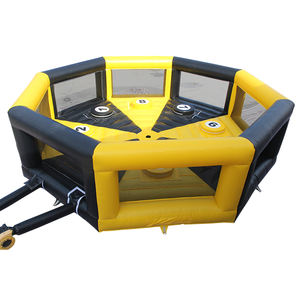 Evento comercial de Winsun, carrera de obstáculos inflable, juego de salto con poste favorito para niños, juego deportivo inflable interactivo - Product Image 1