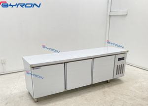 <span class=keywords><strong>Table</strong></span> de travail commerciale d'acier inoxydable d'équipement de cuisine avec le congélateur à température unique de réfrigérateur - Product Image 3