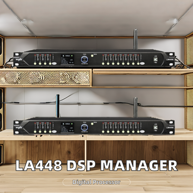 4 Line Input 8 Line Output Digital DSP Audio Processor Passive Speaker Management