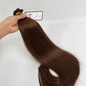 Extensiones de Cabello Humano Virgen Vietnamita con Punta Plana de Queratina Italiana Pre-adherida al por Mayor, Doble Trama - Product Image 2
