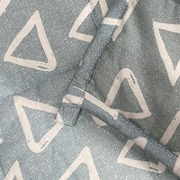 Couverture pondérée en perles de verre imprimées personnalisées 100% coton lourd pour adultes et enfants enfants couverture amovible