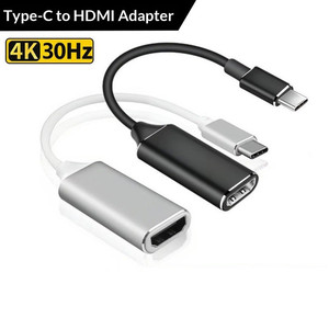 อะแดปเตอร์ Type-C เป็น <span class=keywords><strong>HDMI</strong></span> <span class=keywords><strong>สาย</strong></span> USB C เป็น HDTV 4K 60Hz สำหรับเชื่อมต่อหน้าจอโทรศัพท์ แล็ปท็อป Macbook แท็บเล็ตเข้ากับทีวีหรือจอภาพ - Product Image 2