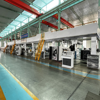 Ligne de production de carton ondulé à 5 couches à chauffage à la vapeur haute vitesse |   Ligne de production automatique de carton ondulé 5 plis pour usine de cartonnerie
