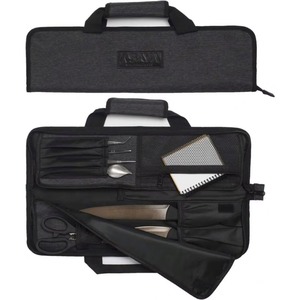 Échantillon gratuit : Étui à couteaux imperméable et robuste, sac à couteaux portable, étui à couteaux professionnel multi-poches pour chef - Product Image 1