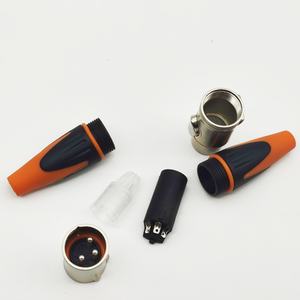 XLR 3 Pin erkek kadın Mic tak ses kablosu konektörü OFC tak DMX top-<span class=keywords><strong>m</strong></span> mikrofon konektörü siyah gü<span class=keywords><strong>m</strong></span>üş konut - Product Image 3