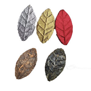 Comprimido China Yunnan Sheng Shu materias primas madura Puerh <span class=keywords><strong>Pu</strong></span> <span class=keywords><strong>Erh</strong></span> té Tuo Chal en la hoja pastel en forma de bola - Product Image 1