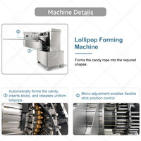 Machine à bonbons durs automatiques fabriquée en Chine ORME, ligne de formage de sucettes