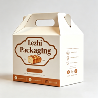 Boîte d'emballage portable de gâteau personnalisé en gros pour l'emballage de tarte aux œufs à sandwich
