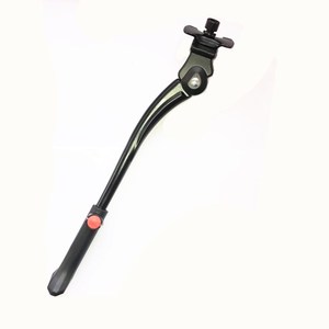 ขาตั้งจักรยานอะลูมิเนียม 32-40 ซม. แบบติดตั้งตรงกลาง ปรับความยาวได้ สีดำ ขาตั้งจักรยานเสือภูเขา - Product Image 1