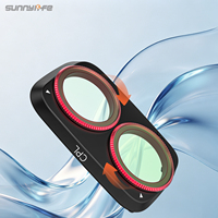 Filtres d'objectif Sunnylife réglables CPL ND/PL 1/4 BLACK MIST, accessoires MCUV pour Osmo Pocket 4P