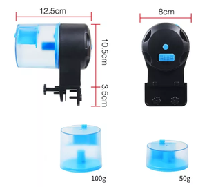 Alimentador Automático de Peixes para Aquário com Temporizador de Férias, Dispensador Elétrico Ajustável de Ração para Peixes - Product Image 4
