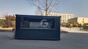 Stands de bière préfabriqués en plein air, kiosques de style conteneur, structures en acier avec panneaux sandwich et restaurants mobiles. - Product Image 4