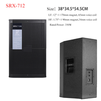 Haut-parleur de scène SRX-712 12 pouces, système de sonorisation passif 350W pour clubs, salles de réunion, églises, spectacles en intérieur