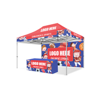 Beliebter 13x20ft Stabiler Personalisierter Logo-Pavillon, Tragbarer Werkzeugfreier Wasserdichter Leichtgewichtiger Robuster Pavillon für Messen