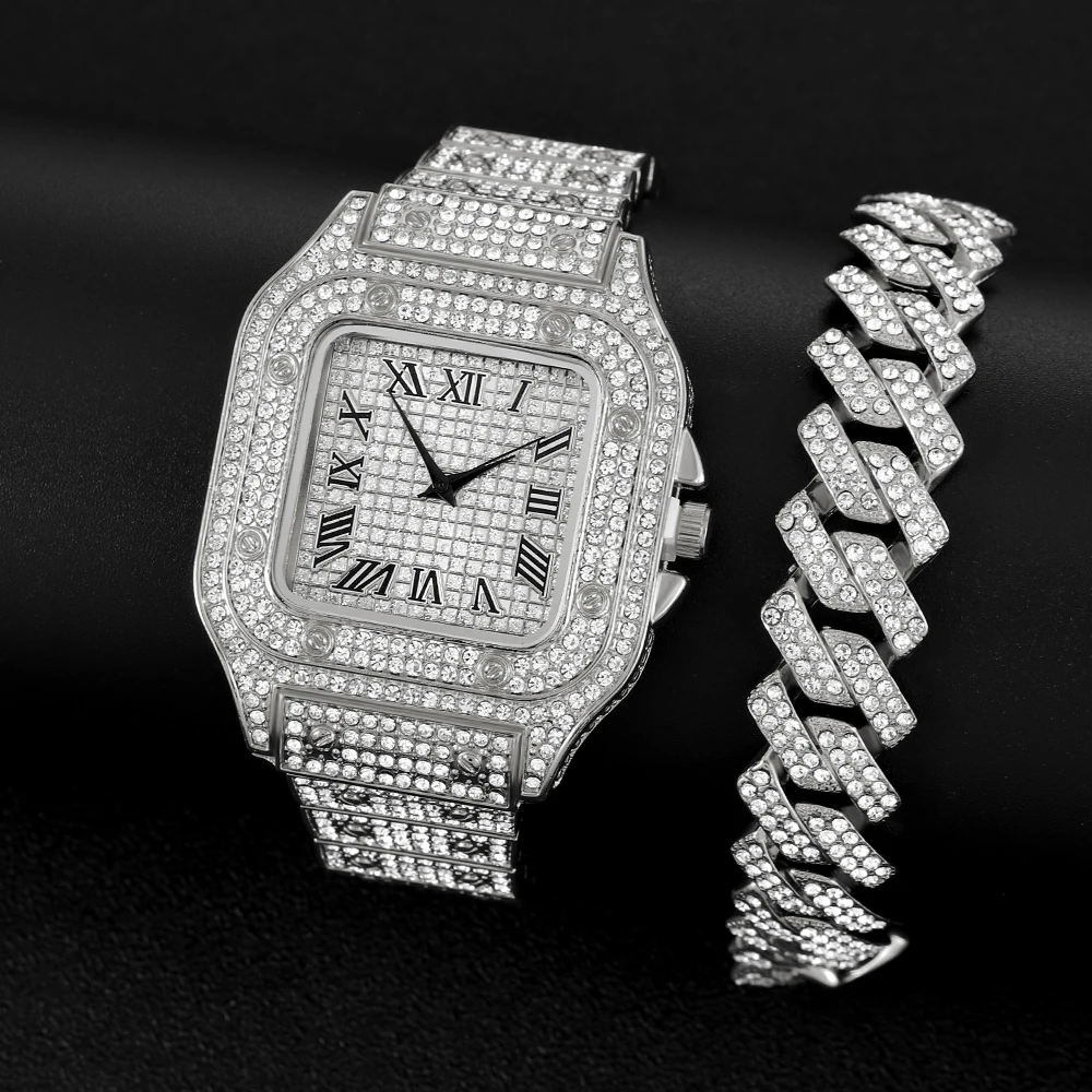 watches bracelets silver stainless steel for men