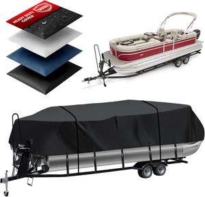 Housse imperméable de qualité marine 900D ultra résistante avec sangle de serrage coupe-vent réglable et fonction de protection UV - Product Image 1