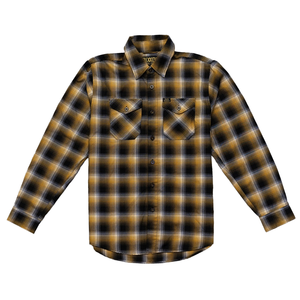 Cotton عارضة بأكمام طويلة وجيوب الصدر في فصل الشتاء ODM غزل مصبوغ قميص مضاد للتجاعيد - Product Image 2
