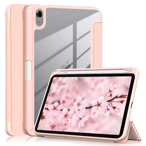 Coque arrière transparente en TPU pour Apple iPad <span class=keywords><strong>Mini</strong></span> <span class=keywords><strong>6</strong></span> 8.3 pouces, étui intelligent en cuir avec porte-crayon - Product Image 3