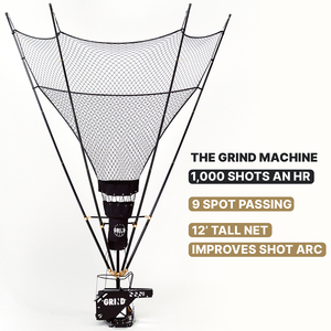 Macchina Automatica Portatile Regolabile e Resistente per il Rimbalzo del Pallone da Basket con Tabellone in Vetro Temperato, Supporto Multifunzione per Allenamento - Product Image 1