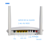 Modem Fiber Router GM620 XPON ONT 1GE+3FE Bekas Dual Band untuk Penggunaan Rumah